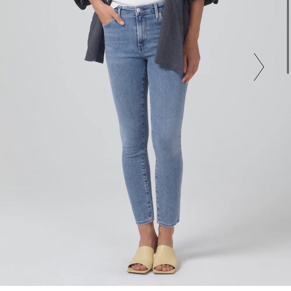 Citizens of Humanity Rocket Crop Mid-Rise Skinny Sz 28